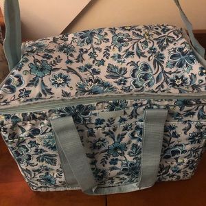 Vera Bradley insulated cooler bag.